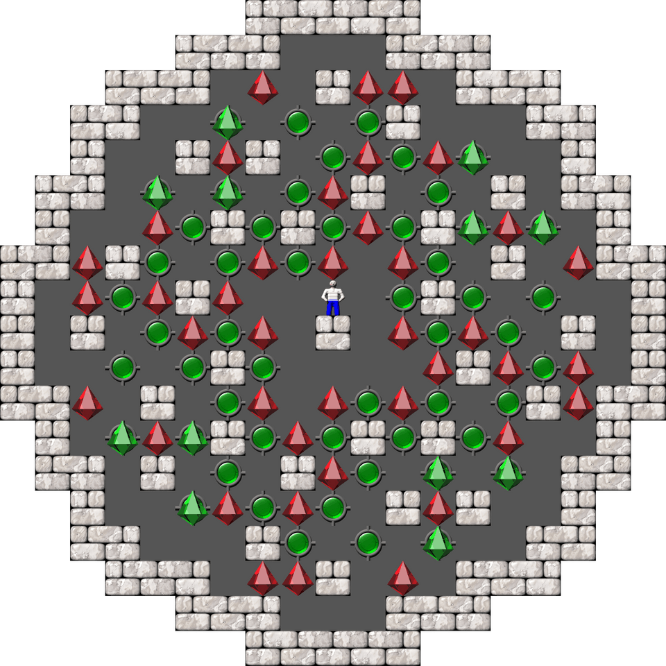 Sokoban David W. Skinner Arranged level 282